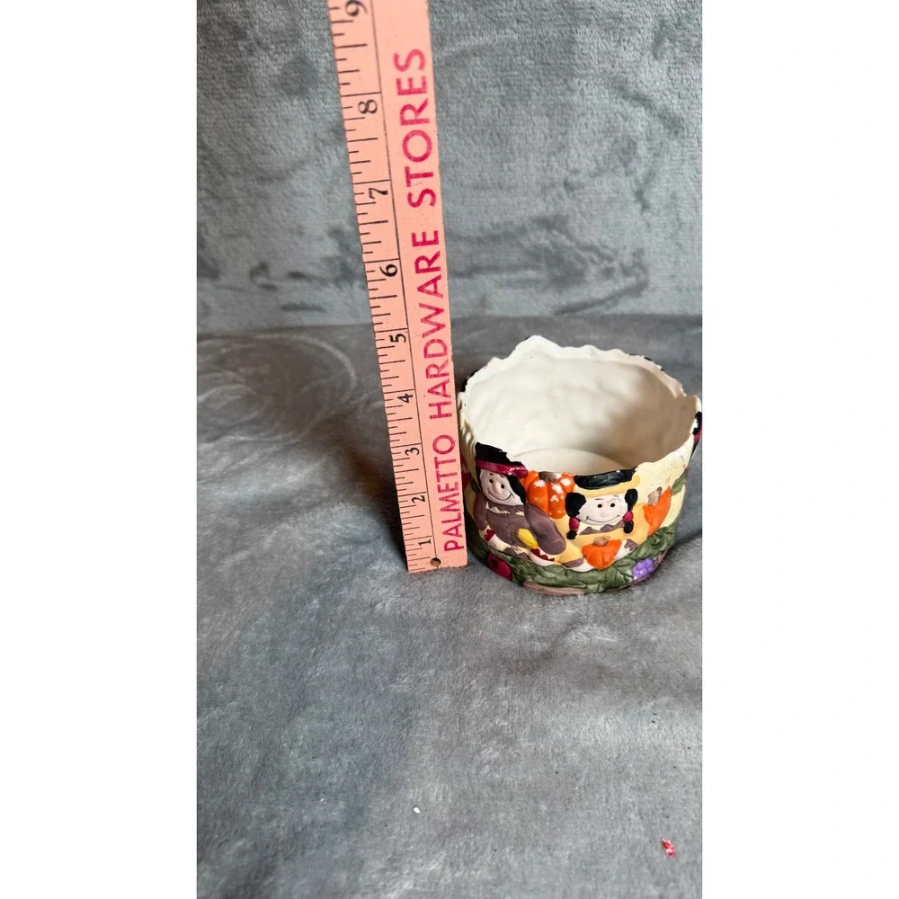 Candle Holder Unisex OS Multicolor Excellent Thanksgiving Harvest